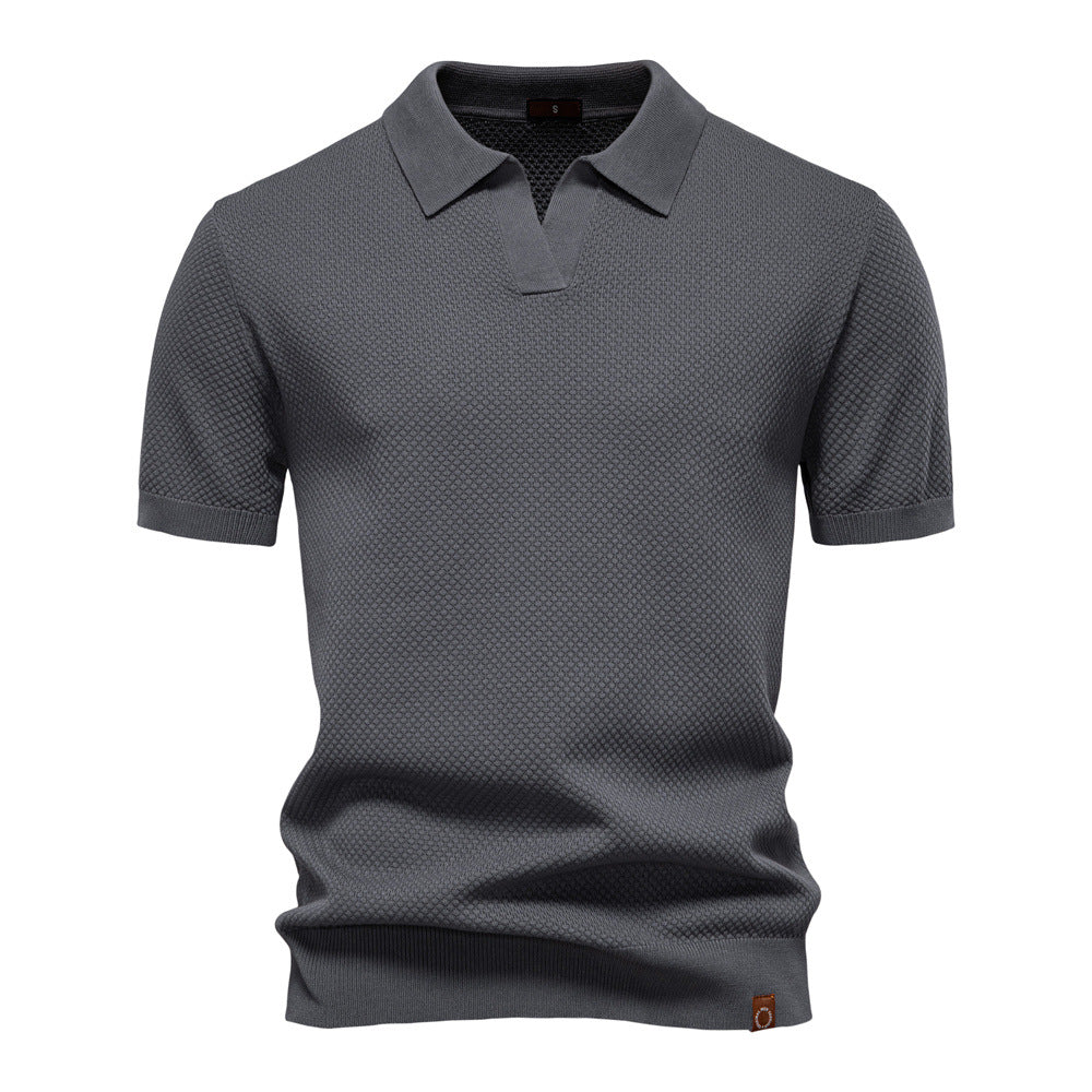 Short-sleeved Pineapple Polo Shirt