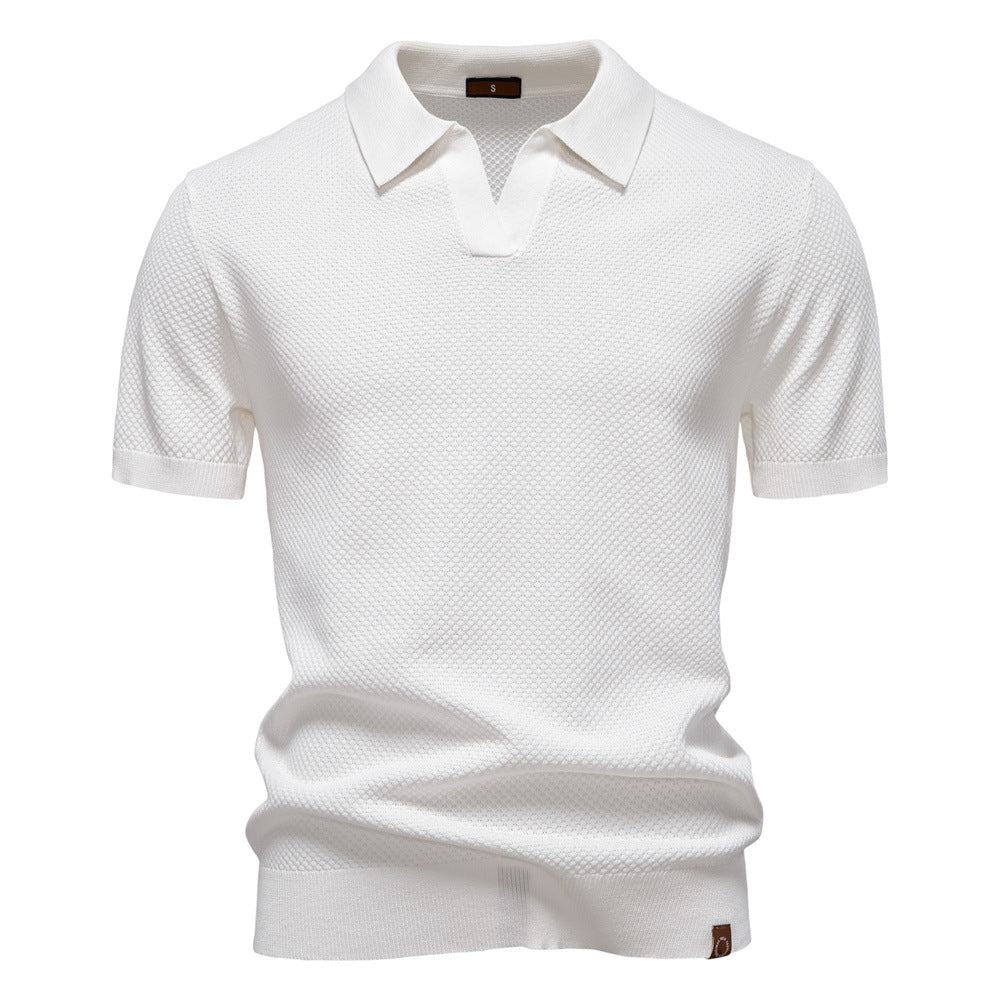 Short-sleeved Pineapple Polo Shirt