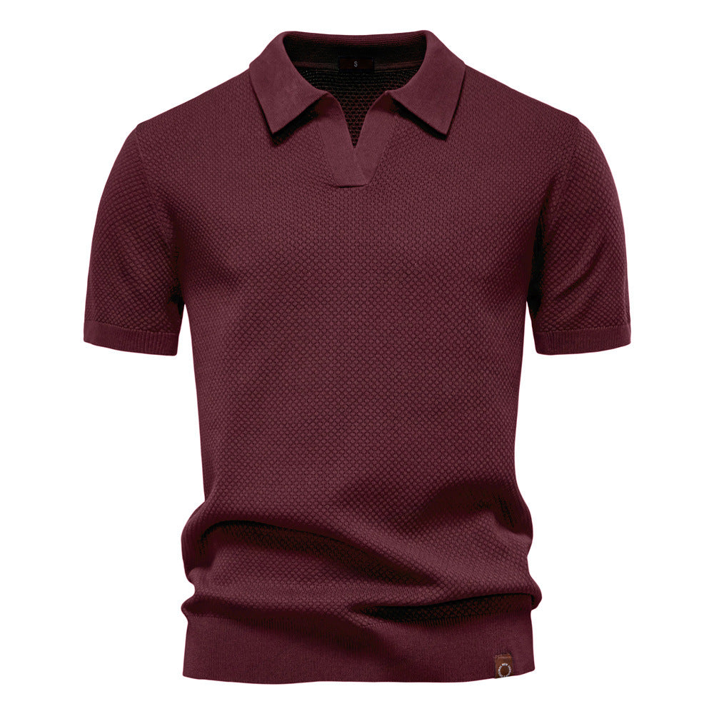 Short-sleeved Pineapple Polo Shirt