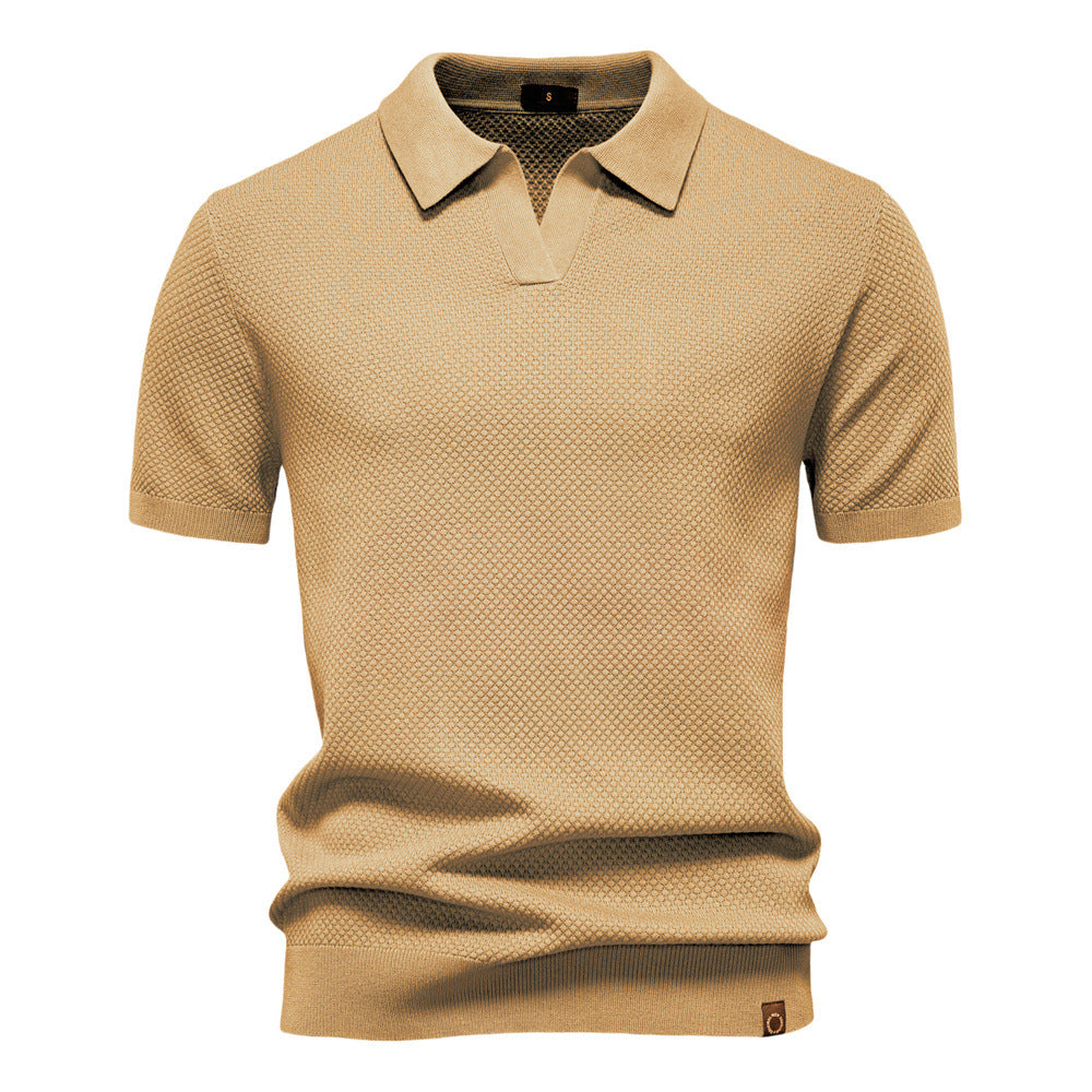 Short-sleeved Pineapple Polo Shirt