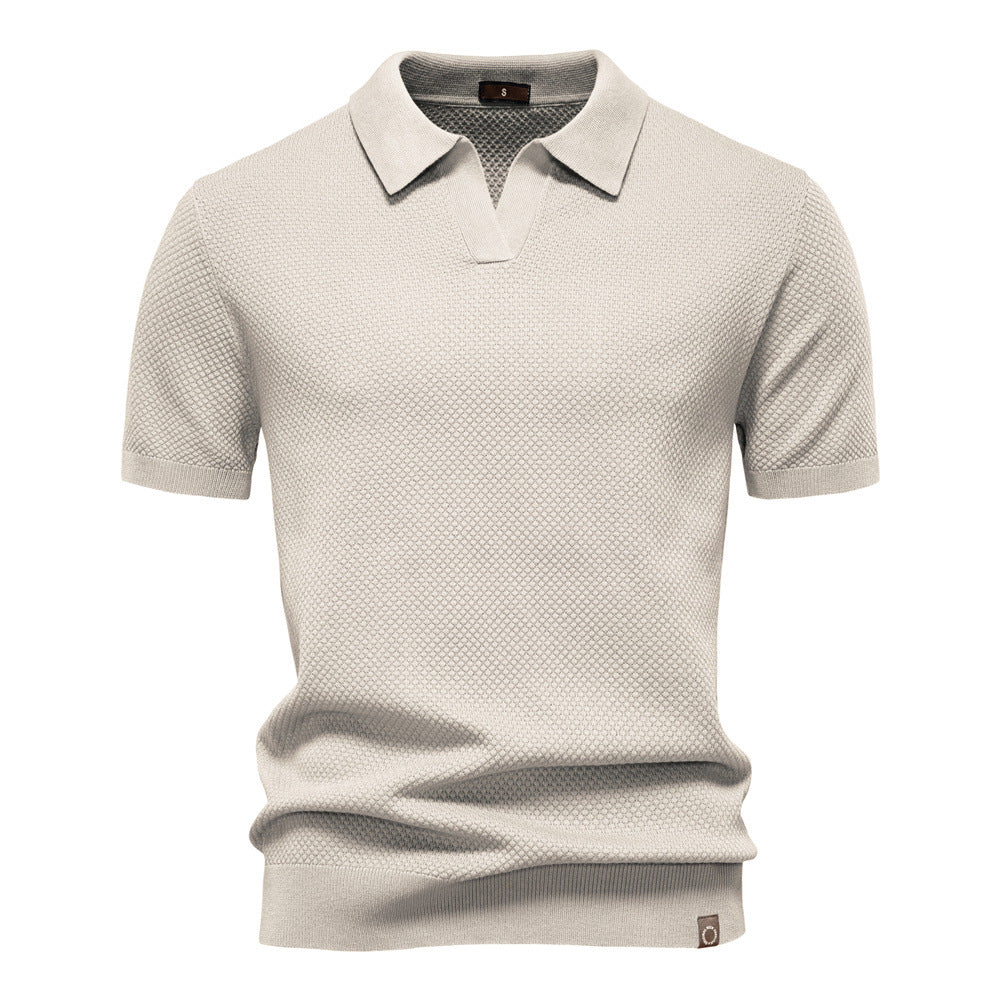 Short-sleeved Pineapple Polo Shirt