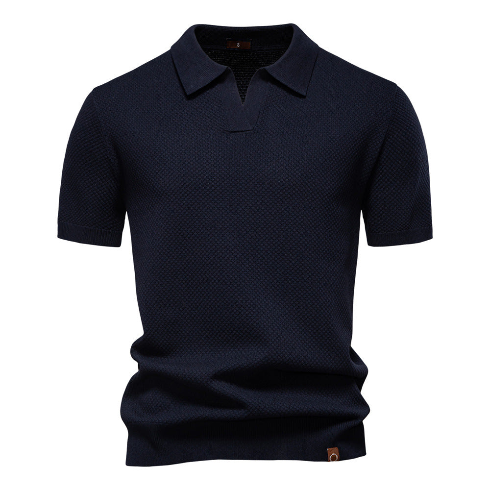 Short-sleeved Pineapple Polo Shirt