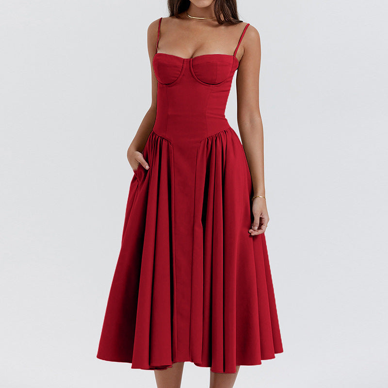 Strap Strapless Dress