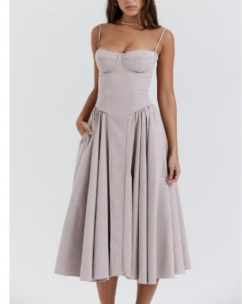 Strap Strapless Dress