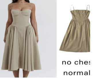 Strap Strapless Dress
