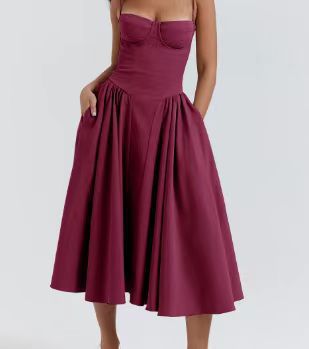 Strap Strapless Dress