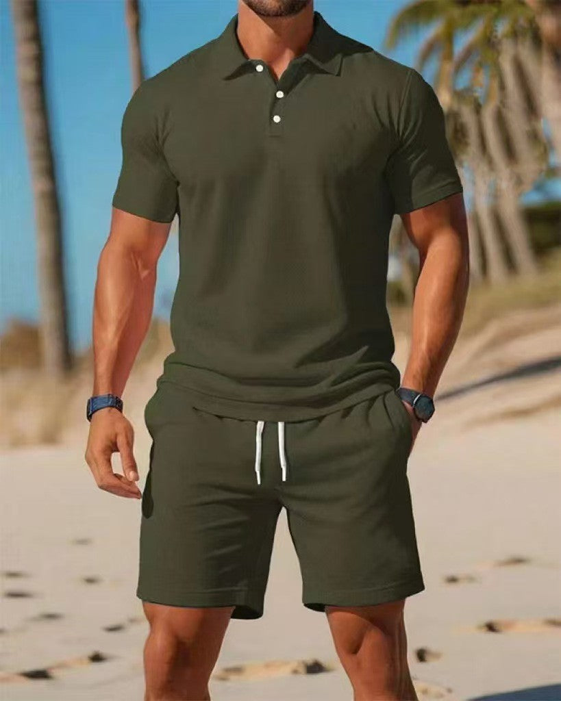Short-sleeved Shorts Sports Suit