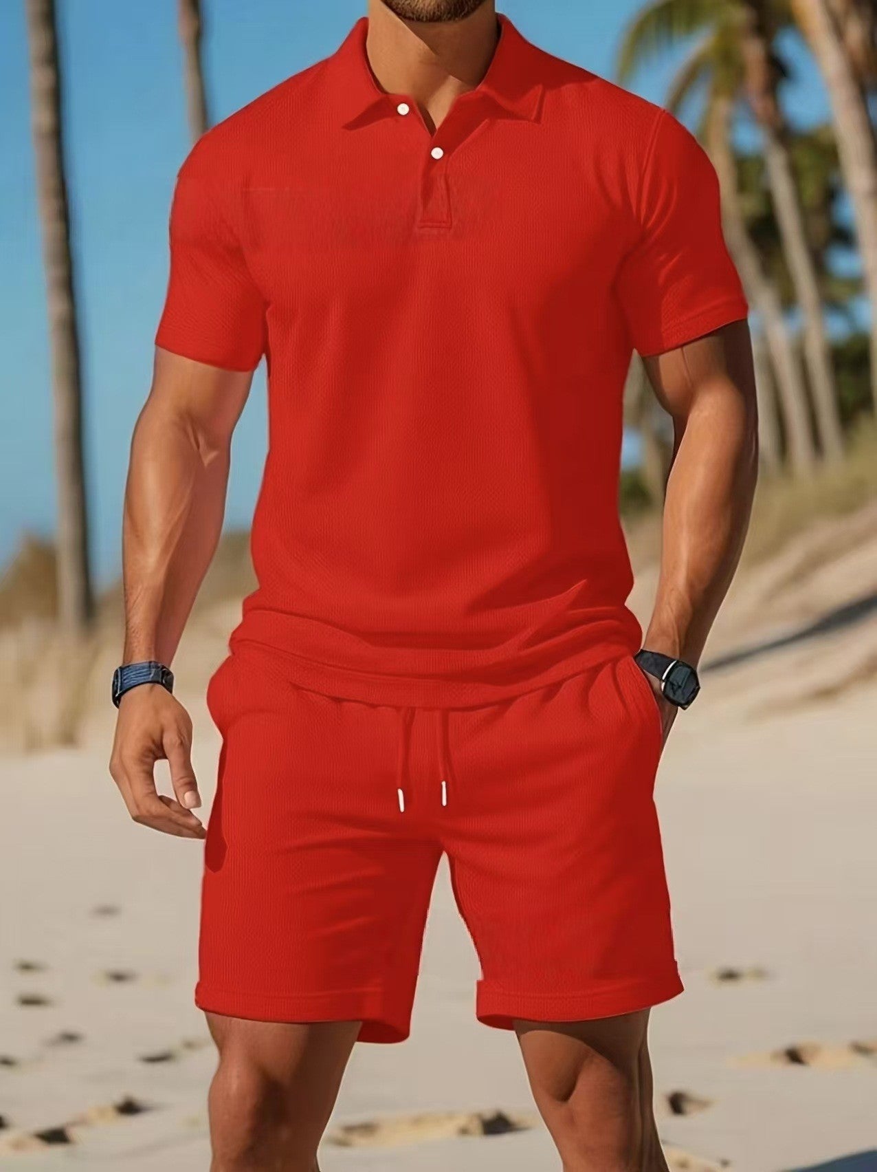 Short-sleeved Shorts Sports Suit