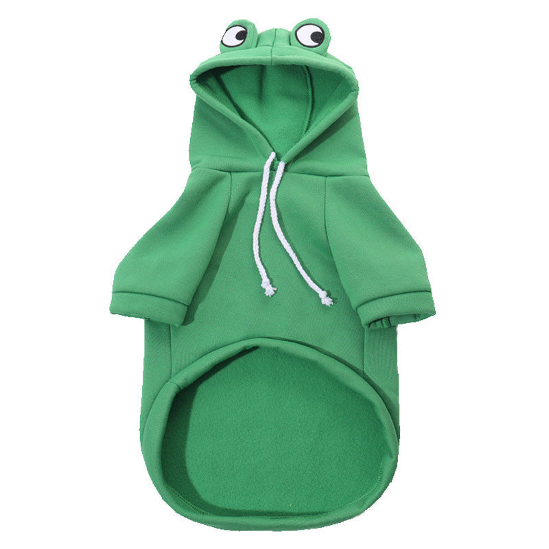 Frog Sweatshirt Pet Clothes