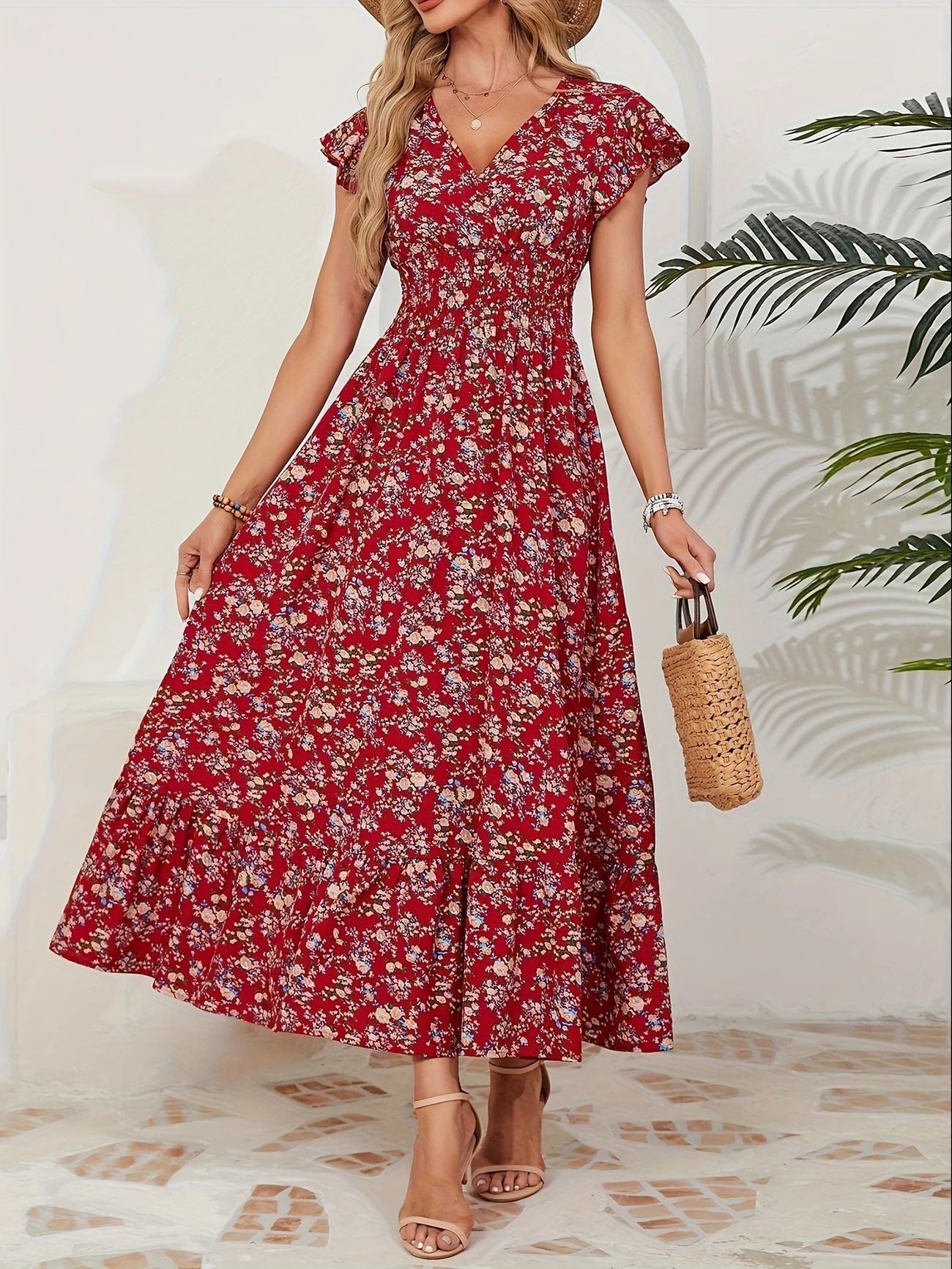 Printed French Dress