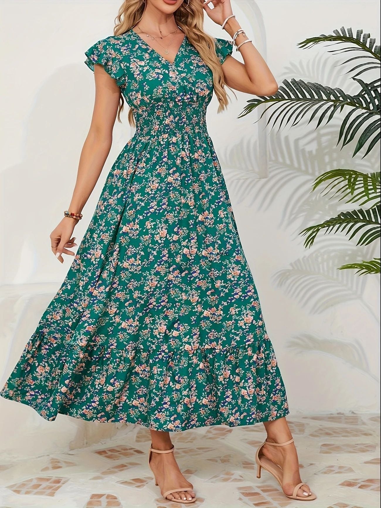 Printed French Dress