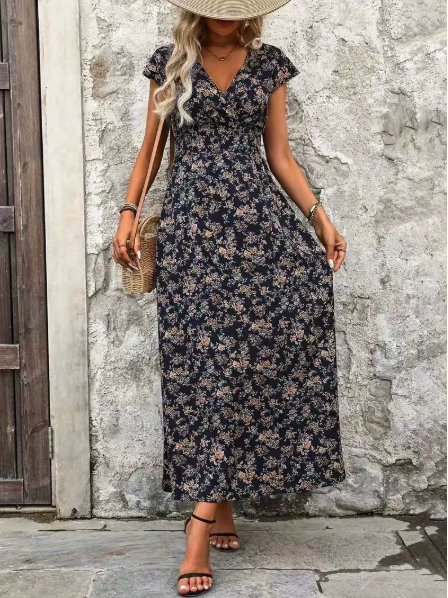 Printed French Dress