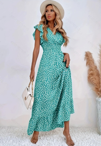 Printed French Dress