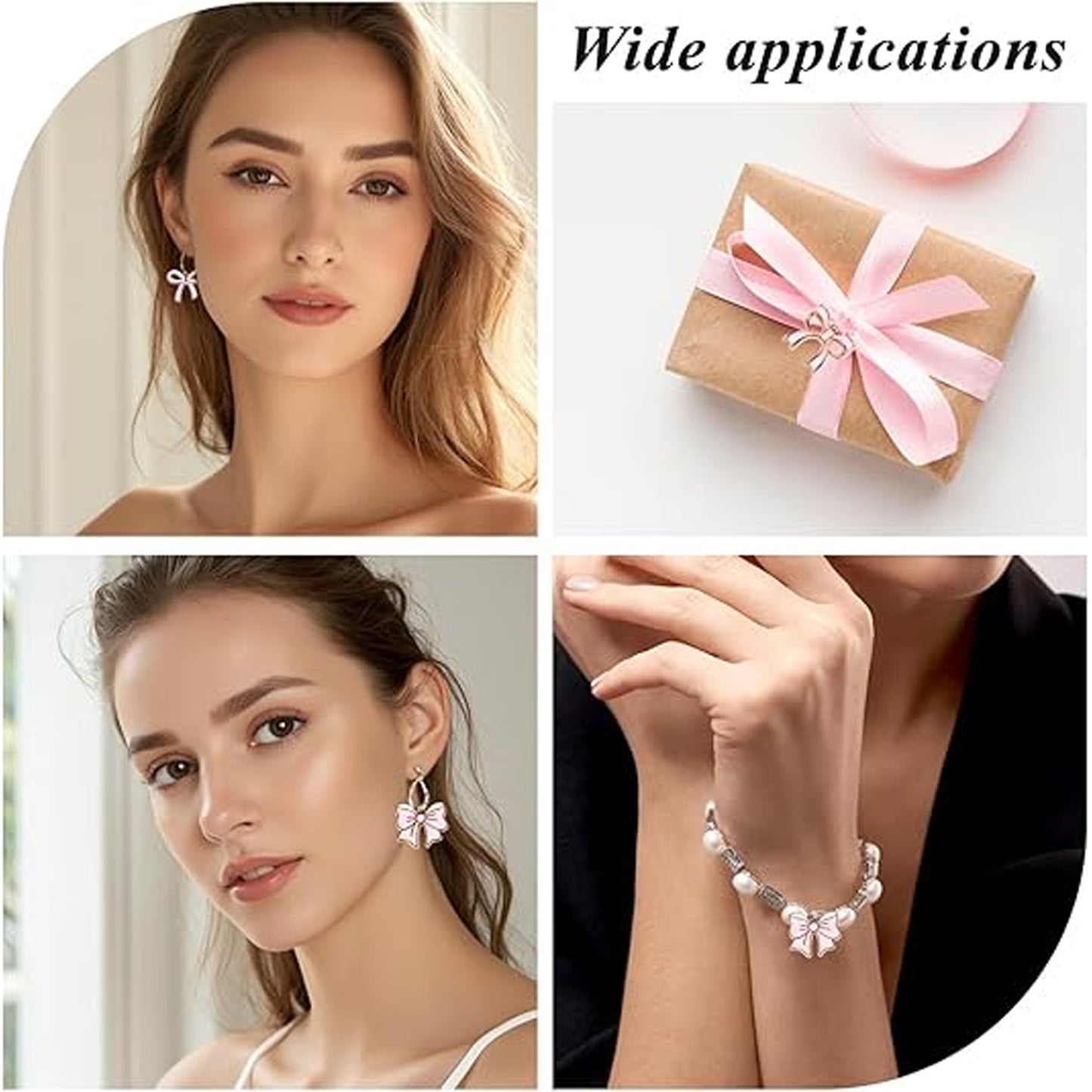 51 Pcs Bowknot Charms