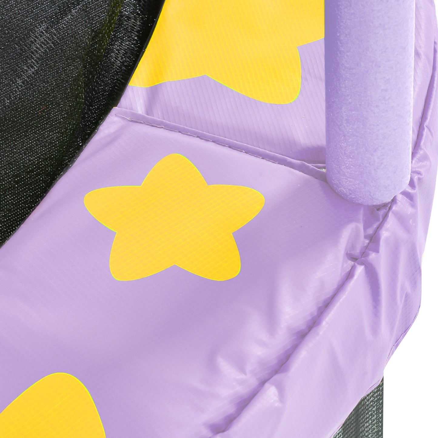 55 Kids Trampoline With Safety Net, 4.5FT Outdoor Indoor - Purple