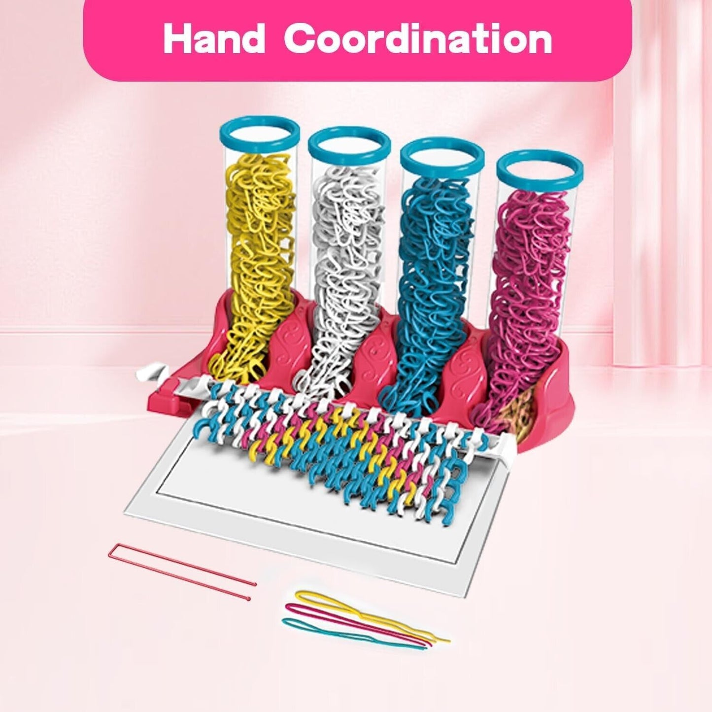 DIY Toys Puzzle Creative Ribbon Woven Hand Ropes Jewelry Making For Children Toy,Girls Kids Toy Gifts.Logistics Is Randomly Sent By UP,USPS,FEDEX
