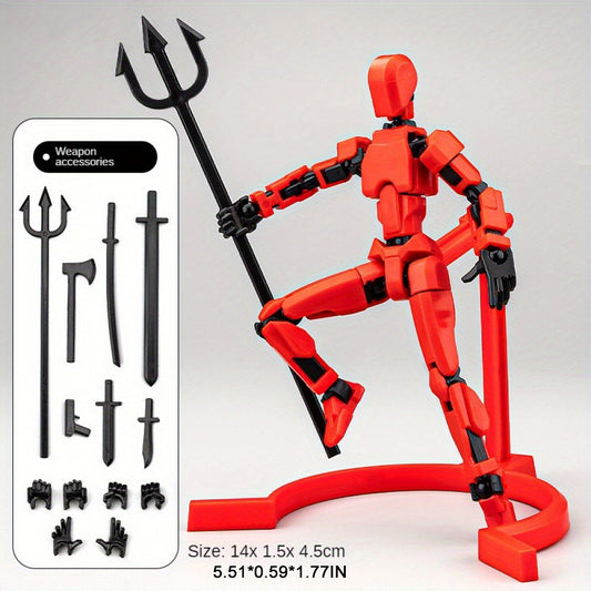 3D Printed Joint Puppet Assembled Toy With Movable Joints