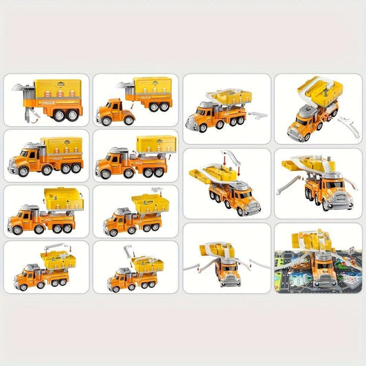 Yellow Rail Trailer Transporter, Helping To Move Easily