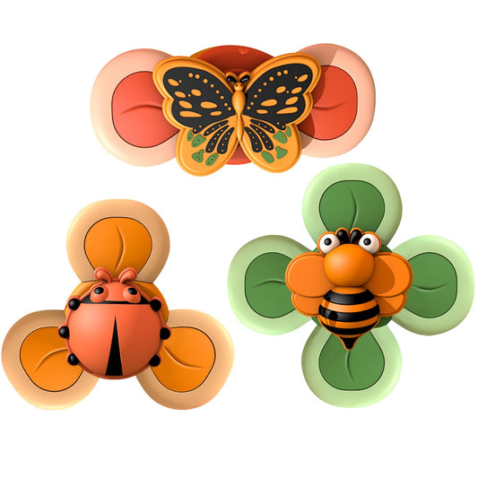Suction Cup Spinning Top Children's Toys Bath Toys Can Bite Babies Infants 6 Months-3 Years Old