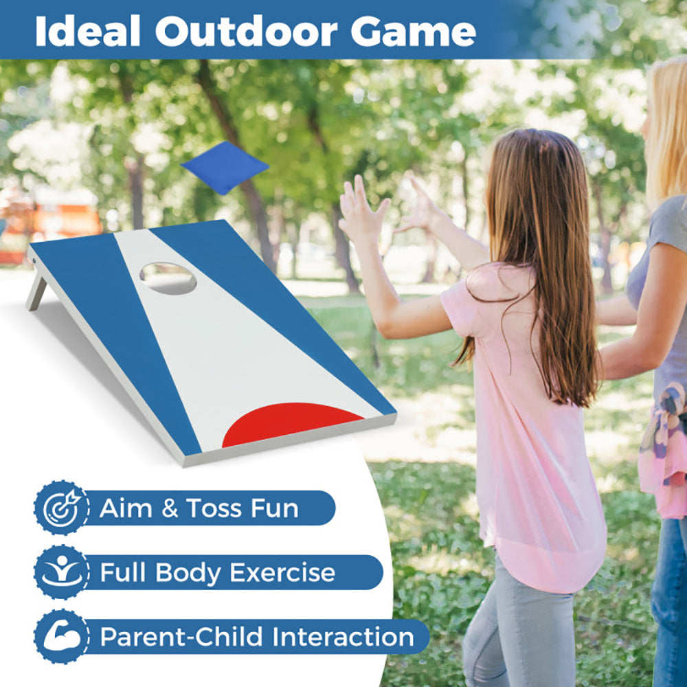 Portable Cornhole Board With Foldable Legs And Side Handle