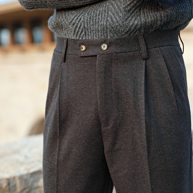 Straight Retro Trousers