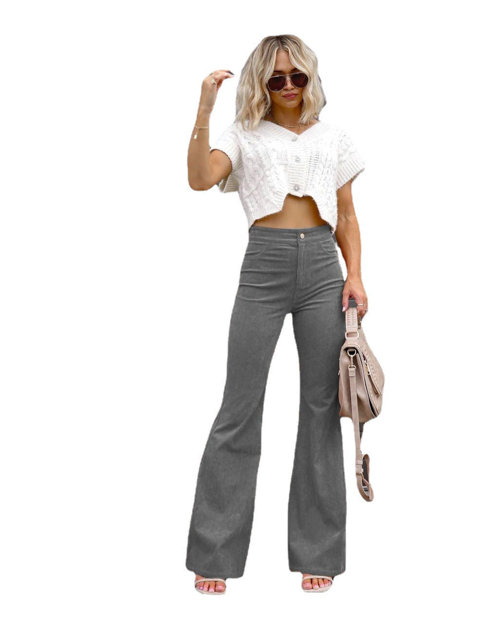 High Waist Casual Pants