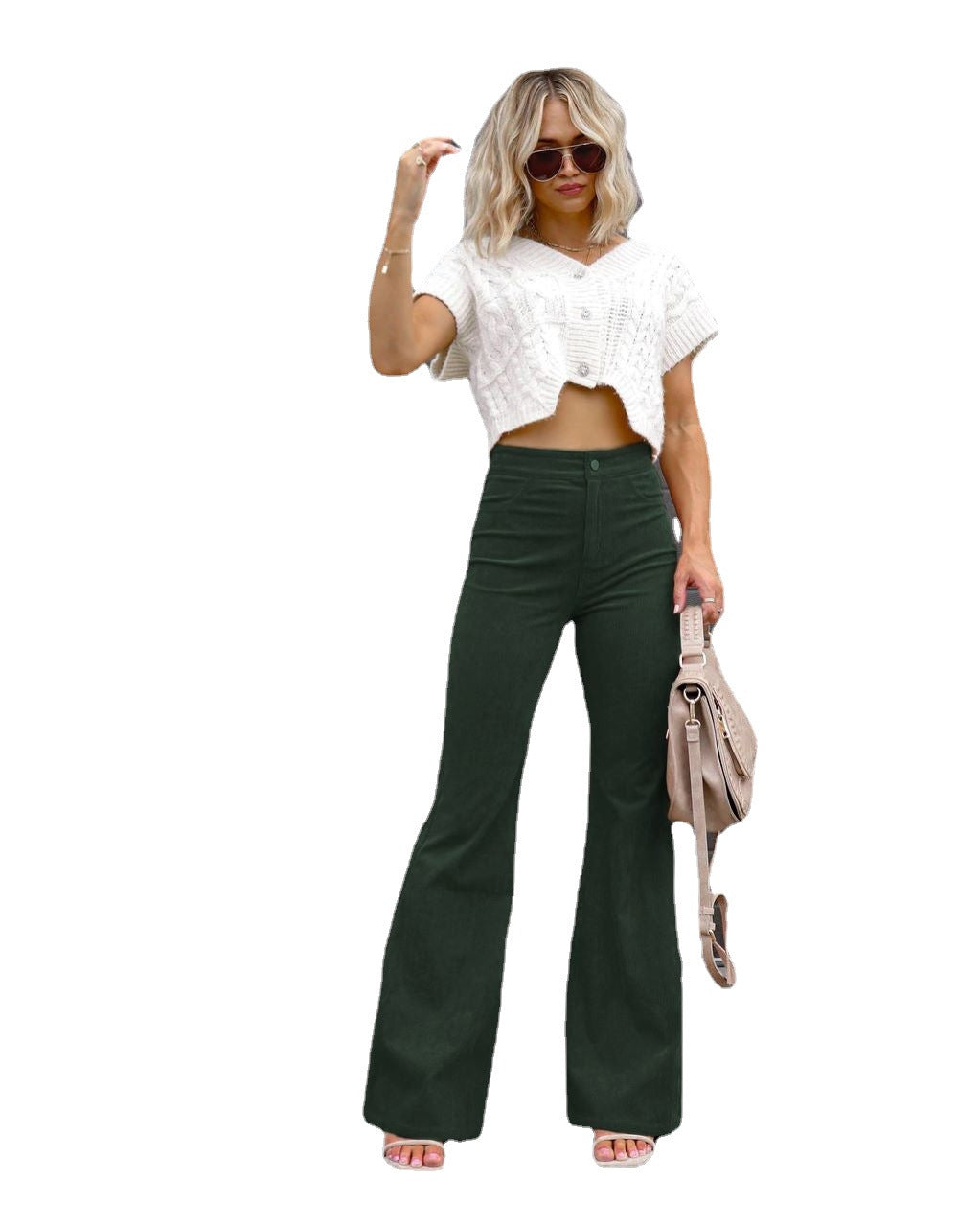 High Waist Casual Pants