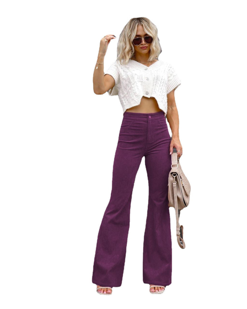 High Waist Casual Pants