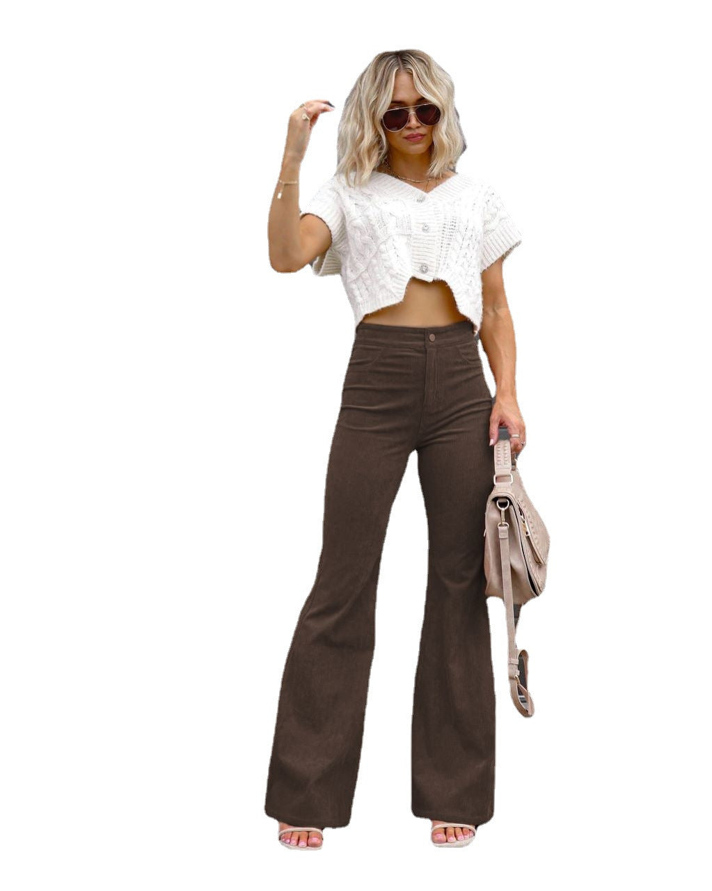 High Waist Casual Pants