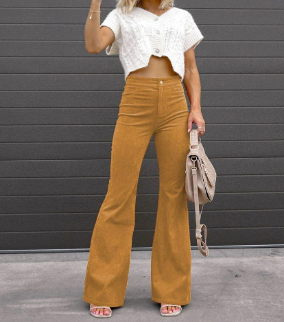 High Waist Casual Pants
