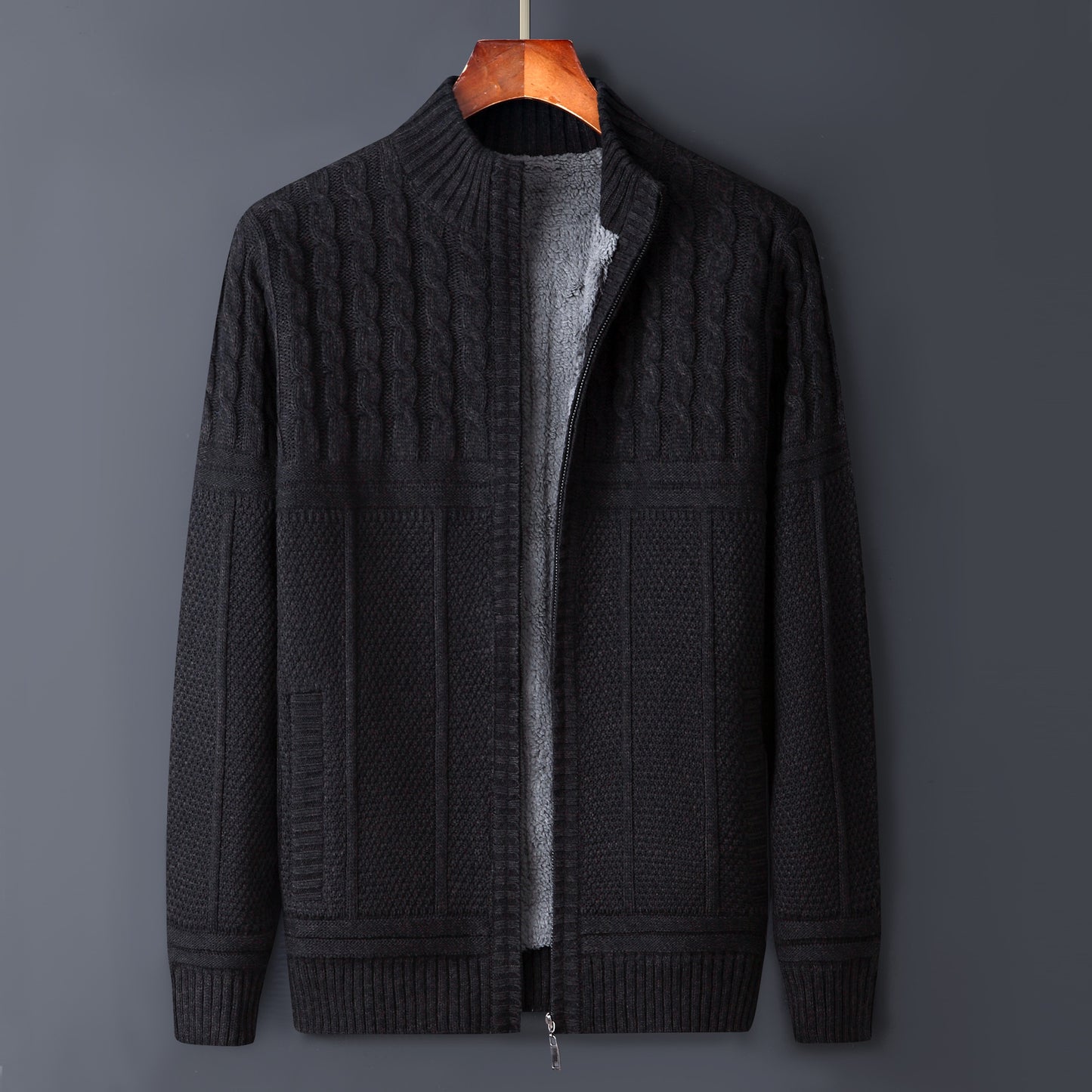 2025 Autumn Thickened Zipper Sweater