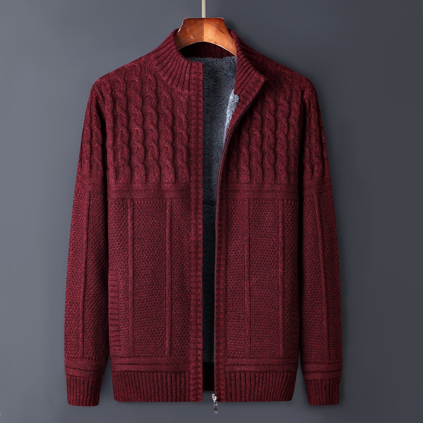 2025 Autumn Thickened Zipper Sweater
