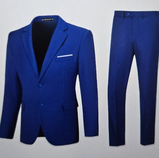 Elegant Solid Color Suit