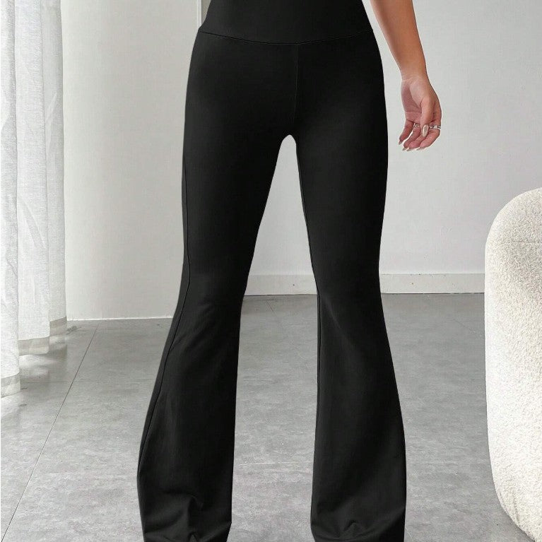Women'S High Waist High Stretch Flared Pants