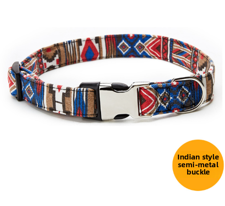 Adjustable buckle collar