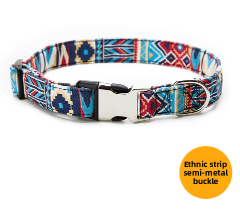 Adjustable buckle collar