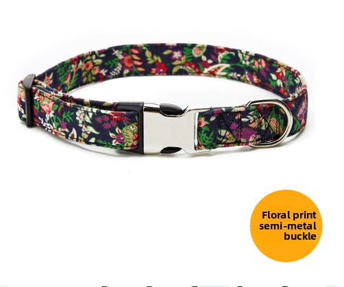 Adjustable buckle collar