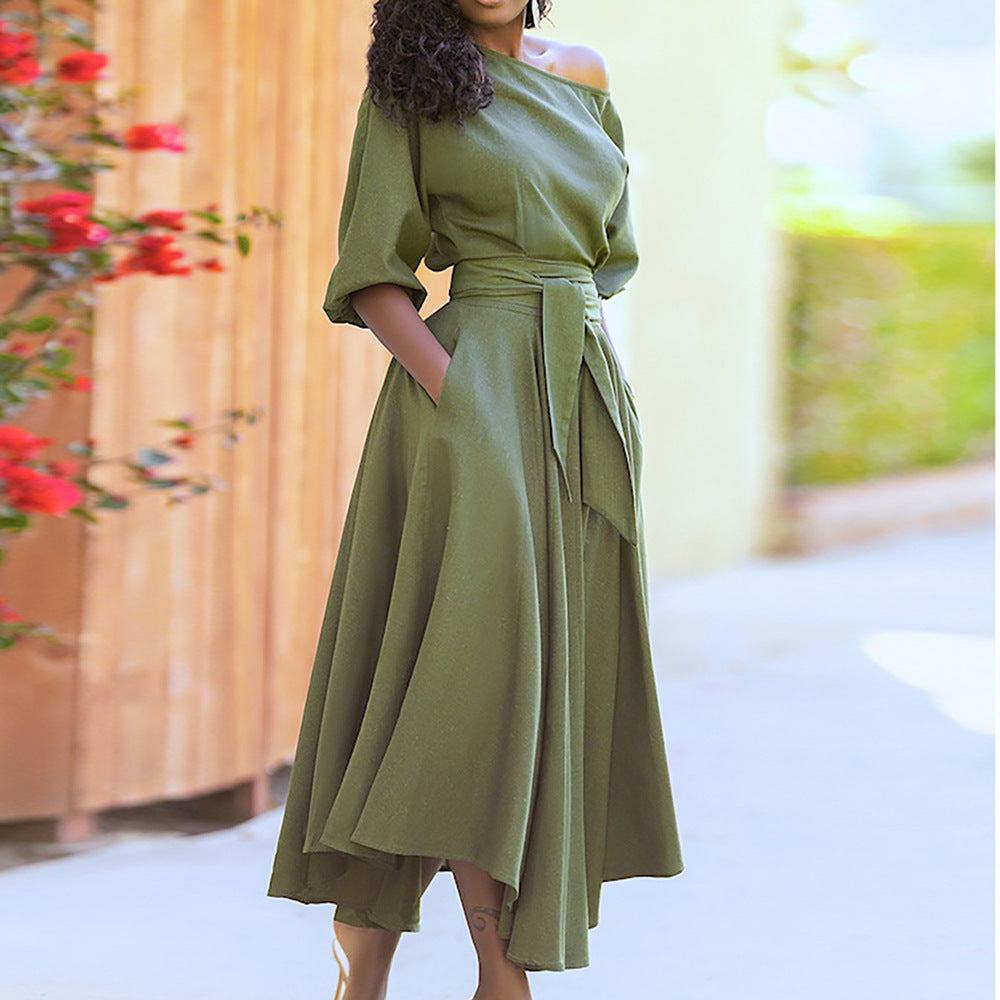 Strap Crossover Dress