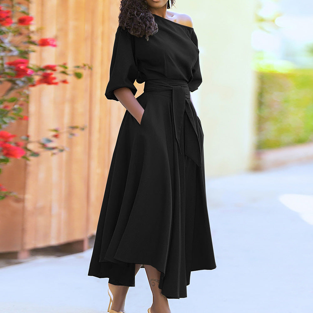 Strap Crossover Dress