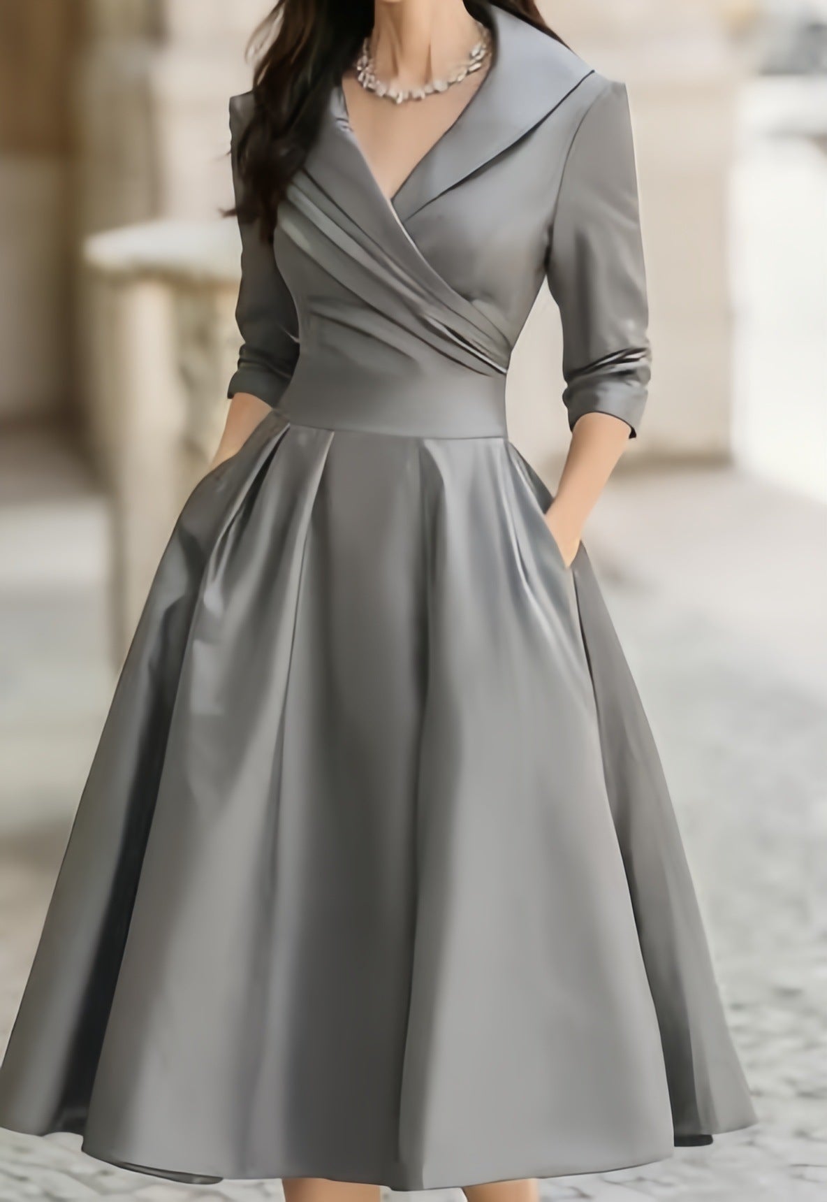 Formal Tight Waist Dress