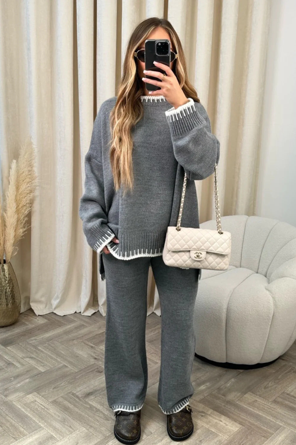 Loose Two-Piece Sweater