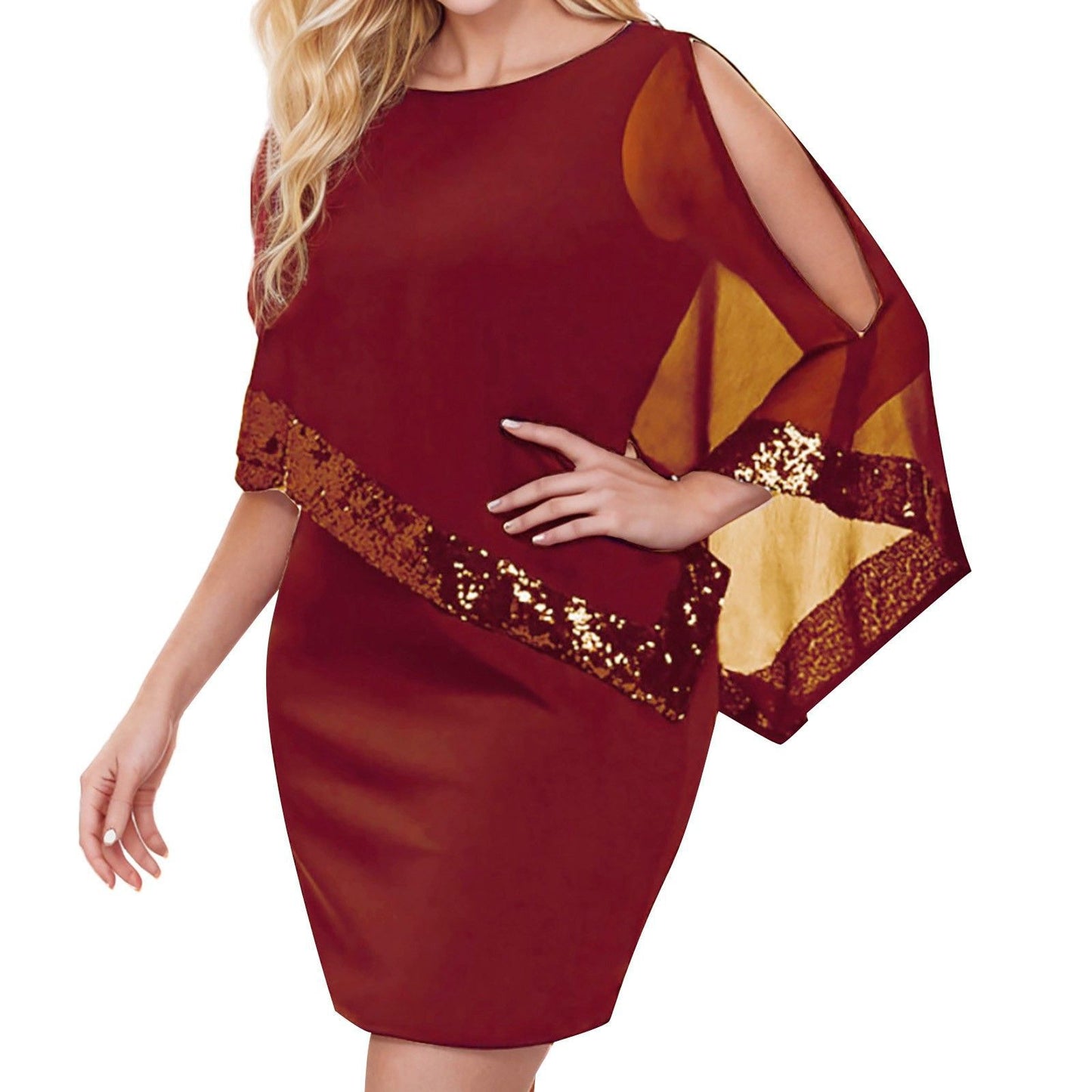 Irregular Sequin dress
