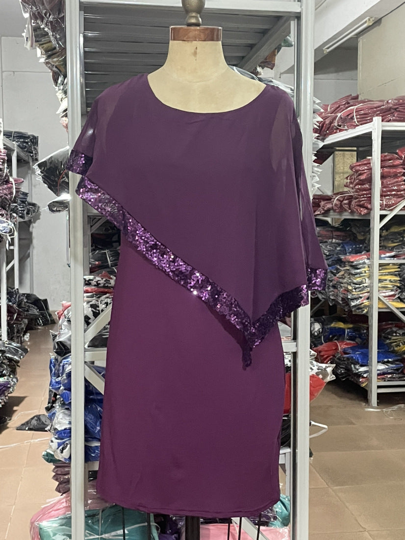 Irregular Sequin dress
