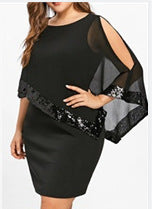 Irregular Sequin dress