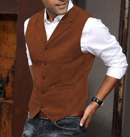 Fashion British Vintage Vest