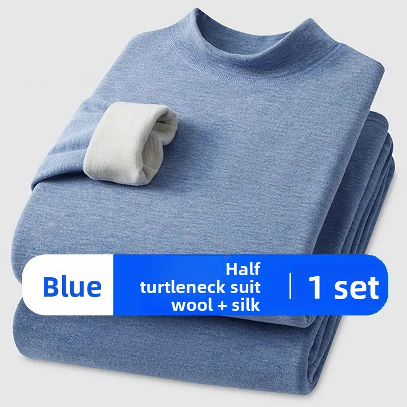 Semi-High Collar Thermal Underwear