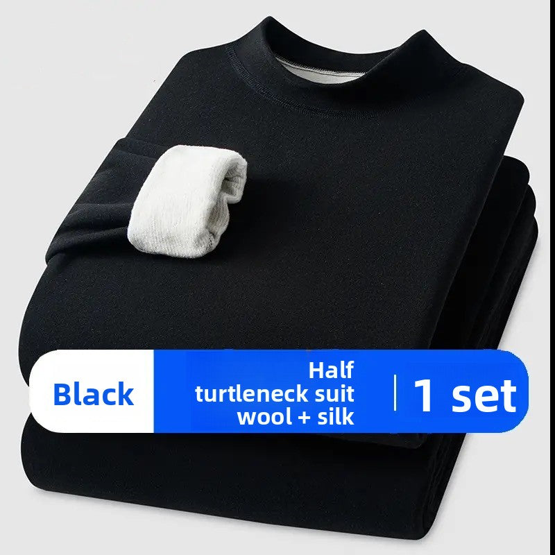 Semi-High Collar Thermal Underwear