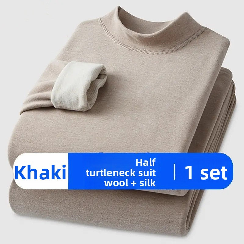 Semi-High Collar Thermal Underwear