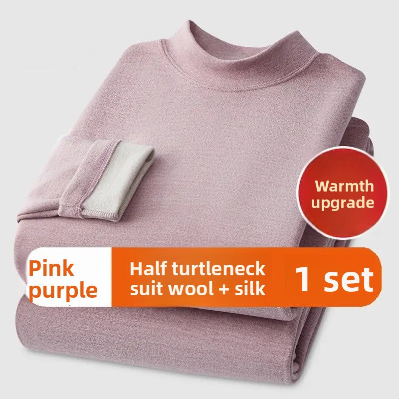 Semi-High Collar Thermal Underwear