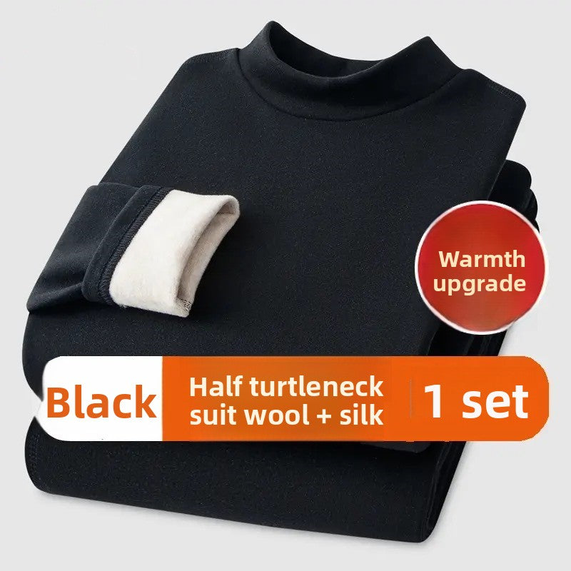 Semi-High Collar Thermal Underwear